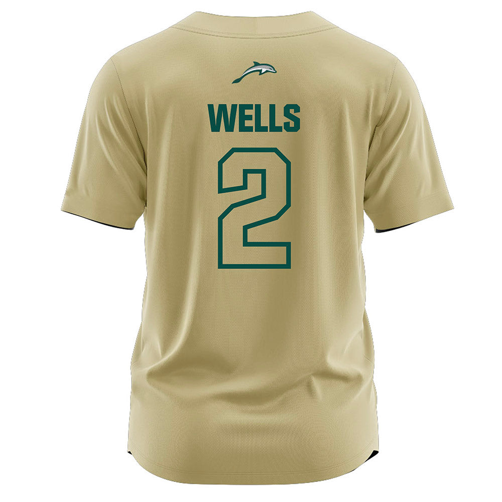 Jacksonville - NCAA Softball : Reese Wells - Gold Jersey