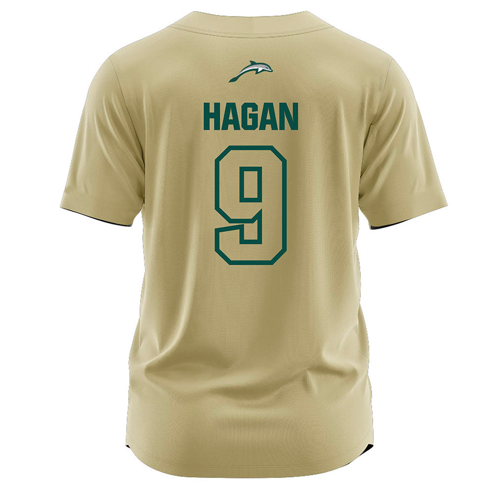 Jacksonville - NCAA Softball : Kaelyn Hagan - Gold Jersey-1