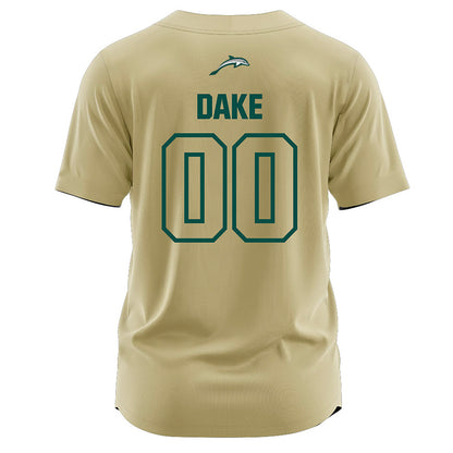 Jacksonville - NCAA Softball : Adilee Dake - Gold Jersey-1