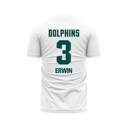 Jacksonville - NCAA Women's Soccer : Madison Erwin - White Soccer Jersey-1