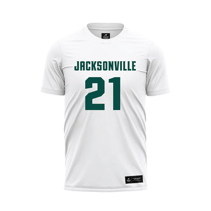 Jacksonville - NCAA Women's Soccer : Olivia Peal - White Soccer Jersey-0
