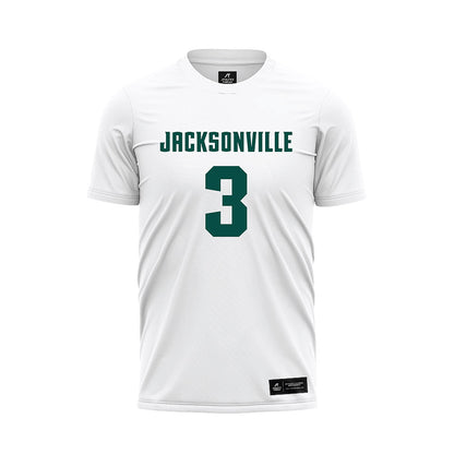 Jacksonville - NCAA Women's Soccer : Madison Erwin - White Soccer Jersey-0