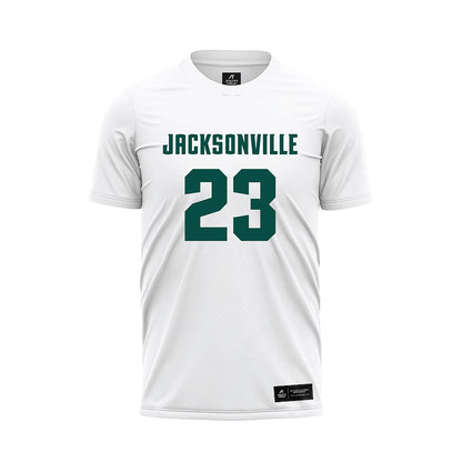 Jacksonville - NCAA Women's Soccer : Juliette Lucas - White Soccer Jersey-0