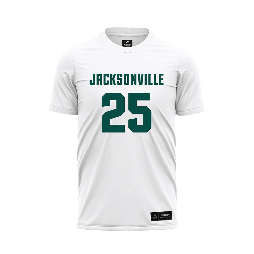 Jacksonville - NCAA Women's Soccer : Lina Ballmann - White Soccer Jersey-0