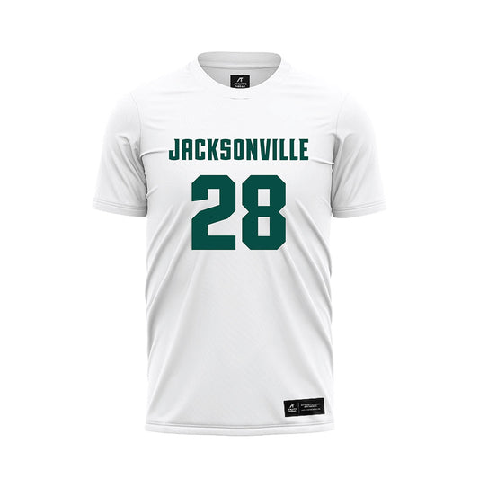 Jacksonville - NCAA Women's Soccer : Mariyah McCrae - White Soccer Jersey-0