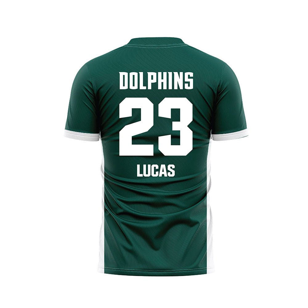 Jacksonville - NCAA Women's Soccer : Juliette Lucas - Green Soccer Jersey-1