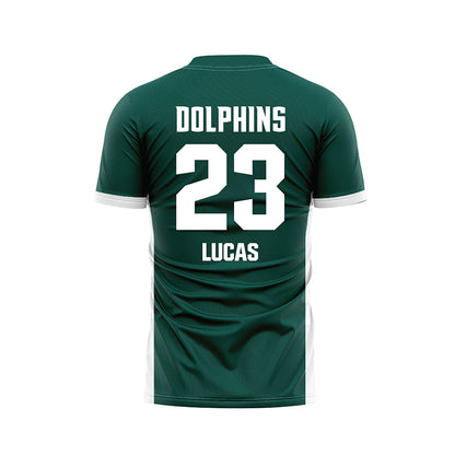 Jacksonville - NCAA Women's Soccer : Juliette Lucas - Green Soccer Jersey-1