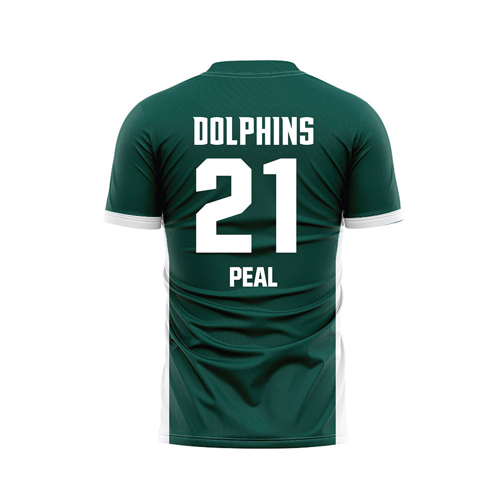 Jacksonville - NCAA Women's Soccer : Olivia Peal - Green Soccer Jersey-1