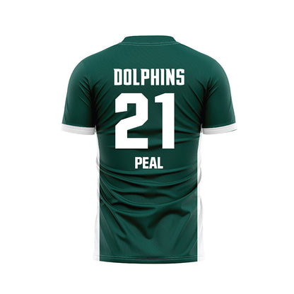 Jacksonville - NCAA Women's Soccer : Olivia Peal - Green Soccer Jersey-1