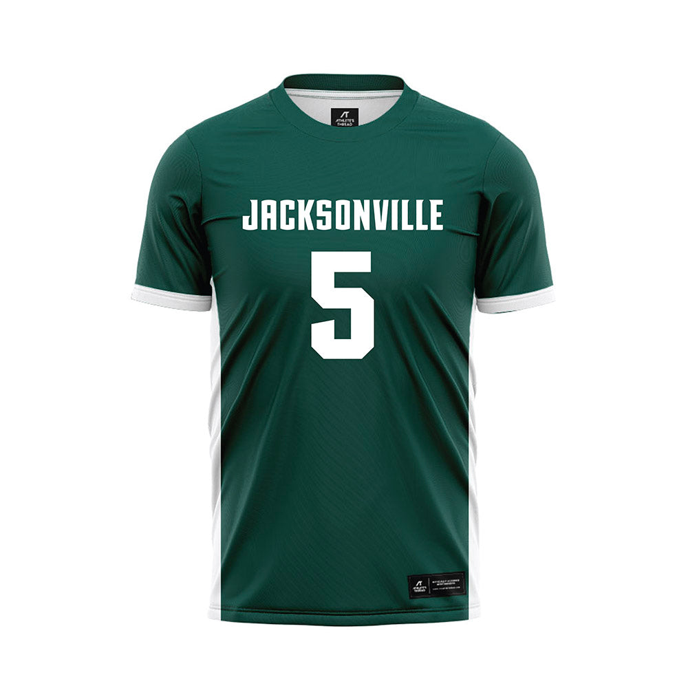 Jacksonville - NCAA Women's Soccer : Julia Delprat - Green Soccer Jersey-0