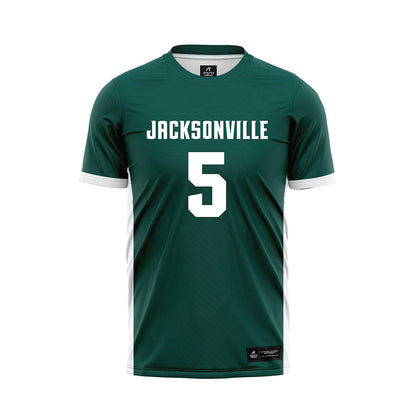 Jacksonville - NCAA Women's Soccer : Julia Delprat - Green Soccer Jersey-0