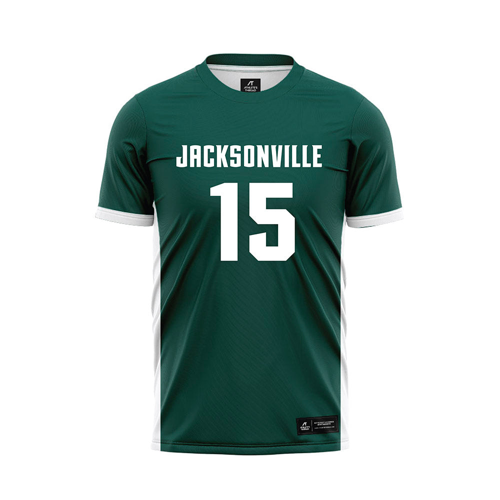 Jacksonville - NCAA Women's Soccer : Payton Lauer - Green Soccer Jersey-0