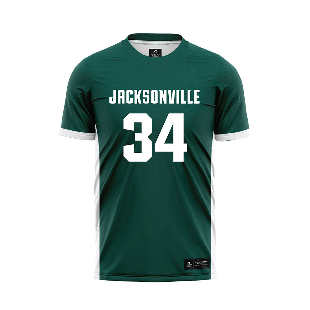 Jacksonville - NCAA Women's Soccer : Anaya Black - Green Soccer Jersey-0