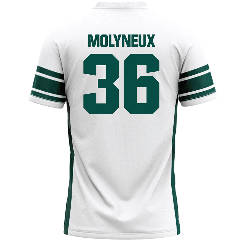 Jacksonville - NCAA Men's Lacrosse : Connor Molyneux - White Lacrosse Jersey-1