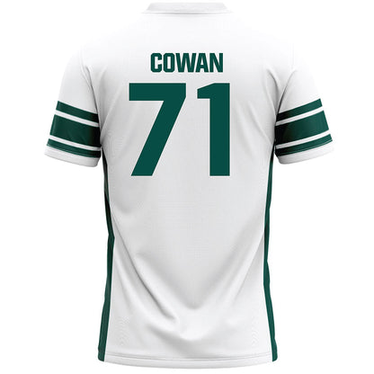 Jacksonville - NCAA Men's Lacrosse : Andrew Cowan - White Lacrosse Jersey