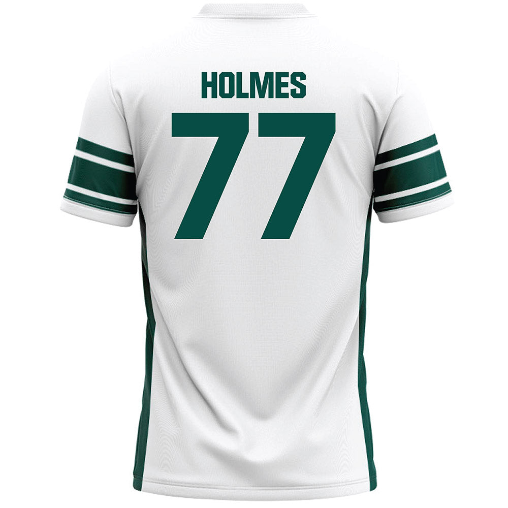 Jacksonville - NCAA Men's Lacrosse : Keller Holmes - White Lacrosse Jersey
