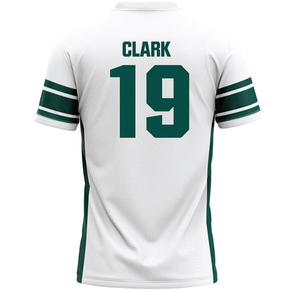 Jacksonville - NCAA Men's Lacrosse : Michael Clark - White Lacrosse Jersey-1