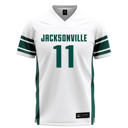 Jacksonville - NCAA Men's Lacrosse : Gavin Angell - White Lacrosse Jersey-0