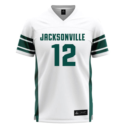 Jacksonville - NCAA Men's Lacrosse : Parker Addison - White Lacrosse Jersey-0