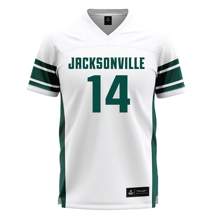 Jacksonville - NCAA Men's Lacrosse : Nicky Brown - White Lacrosse Jersey-0