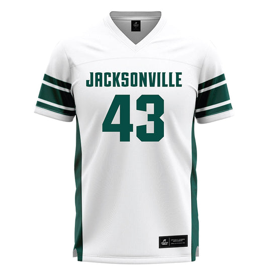 Jacksonville - NCAA Men's Lacrosse : Cooper Coleman - White Lacrosse Jersey