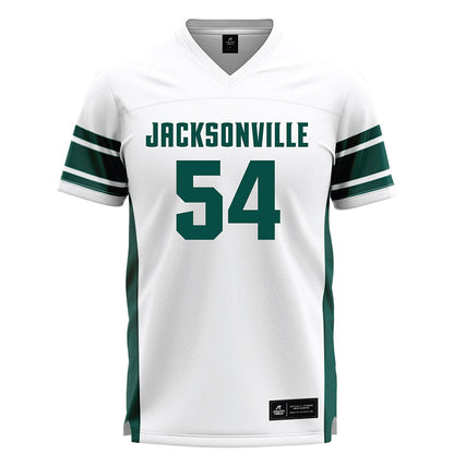 Jacksonville - NCAA Men's Lacrosse : Henry Fleckner - White Lacrosse Jersey-0