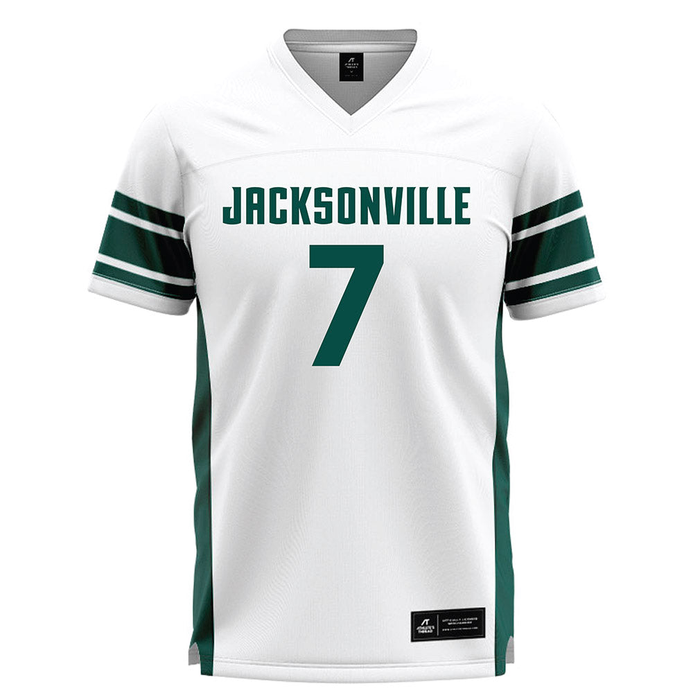 Jacksonville - NCAA Men's Lacrosse : Gavin Osteen - White Lacrosse Jersey-0