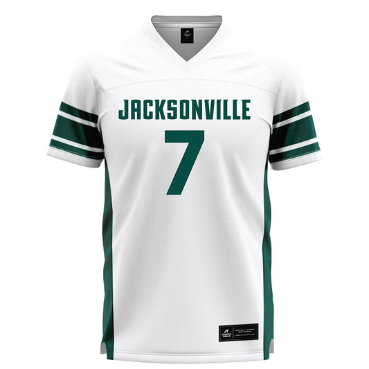 Jacksonville - NCAA Men's Lacrosse : Gavin Osteen - White Lacrosse Jersey-0
