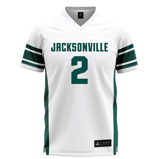 Jacksonville - NCAA Men's Lacrosse : Quinn Fuller - White Lacrosse Jersey
