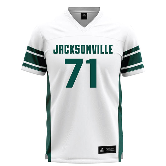Jacksonville - NCAA Men's Lacrosse : Andrew Cowan - White Lacrosse Jersey