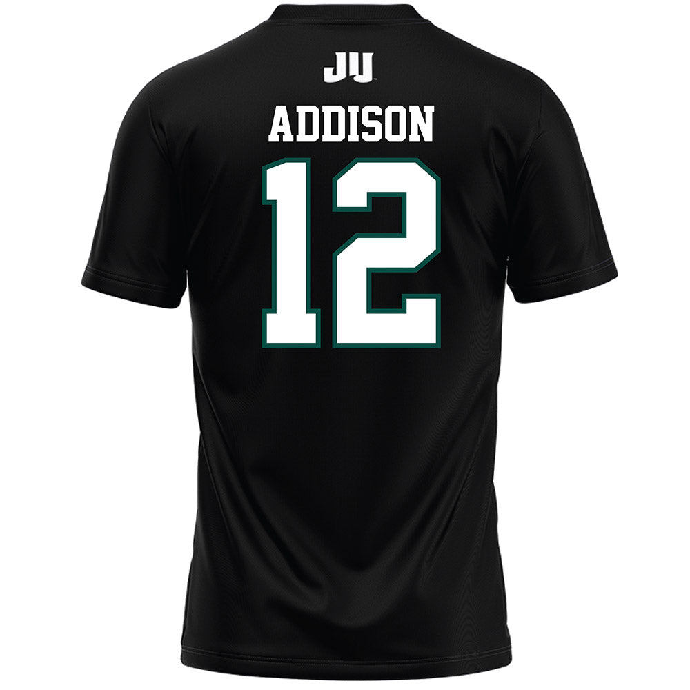 Jacksonville - NCAA Men's Lacrosse : Parker Addison - Black Lacrosse Jersey-1