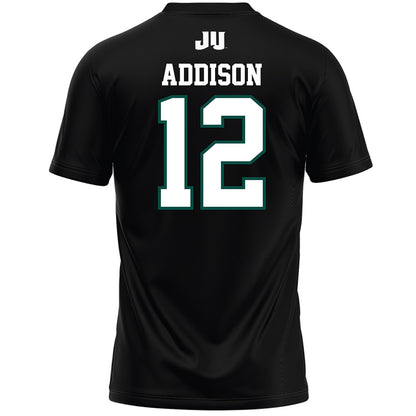 Jacksonville - NCAA Men's Lacrosse : Parker Addison - Black Lacrosse Jersey-1