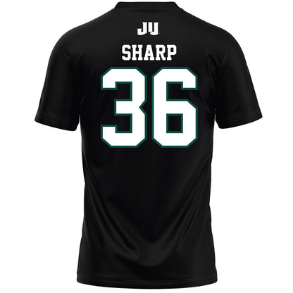 Jacksonville - NCAA Men's Lacrosse : Evan Sharp - Black Lacrosse Jersey-1