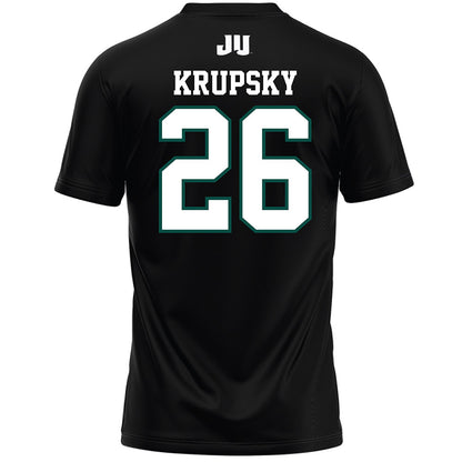 Jacksonville - NCAA Men's Lacrosse : Will Krupsky - Black Lacrosse Jersey