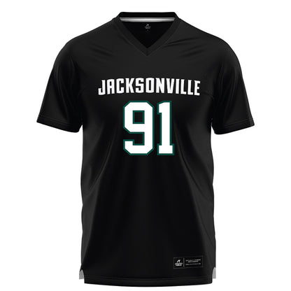 Jacksonville - NCAA Men's Lacrosse : Riley Simpson - Black Lacrosse Jersey
