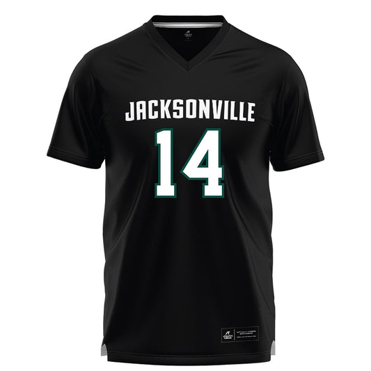 Jacksonville - NCAA Men's Lacrosse : Nicky Brown - Black Lacrosse Jersey-0