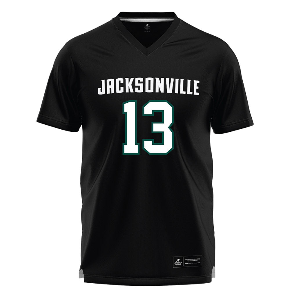 Jacksonville - NCAA Men's Lacrosse : Braden McCassie - Black Lacrosse Jersey-0