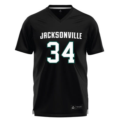 Jacksonville - NCAA Men's Lacrosse : George Bowdouris - Black Lacrosse Jersey-0
