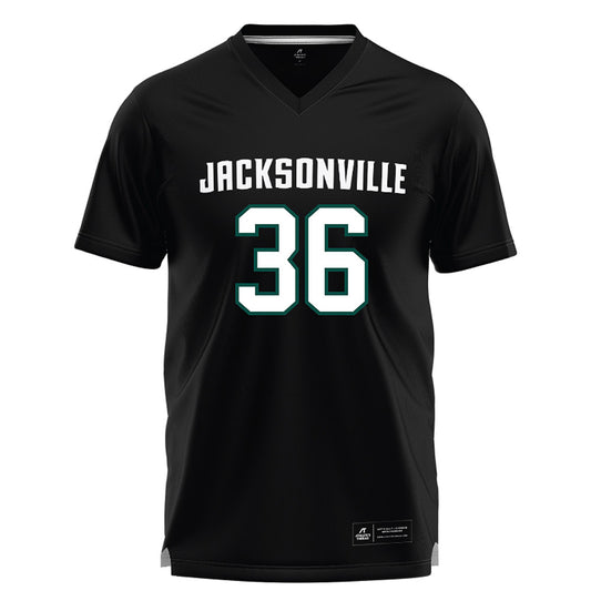 Jacksonville - NCAA Men's Lacrosse : Evan Sharp - Black Lacrosse Jersey-0