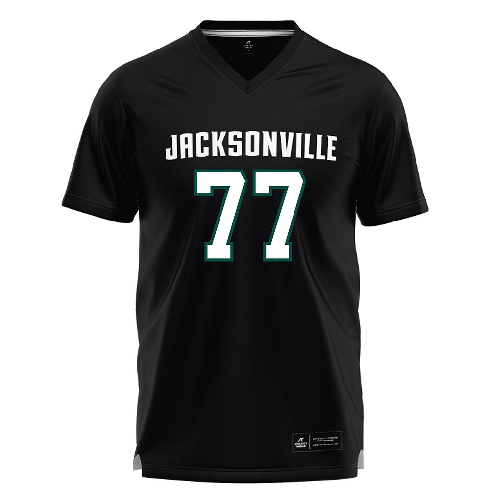 Jacksonville - NCAA Men's Lacrosse : Keller Holmes - Black Lacrosse Jersey