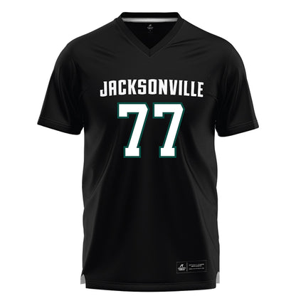Jacksonville - NCAA Men's Lacrosse : Keller Holmes - Black Lacrosse Jersey