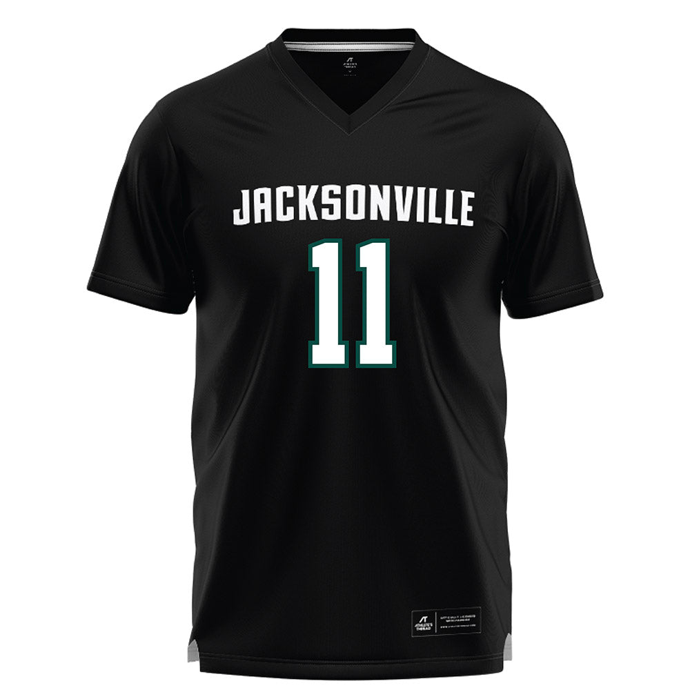 Jacksonville - NCAA Men's Lacrosse : Gavin Angell - Black Lacrosse Jersey-0
