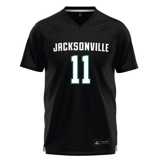 Jacksonville - NCAA Men's Lacrosse : Gavin Angell - Black Lacrosse Jersey-0