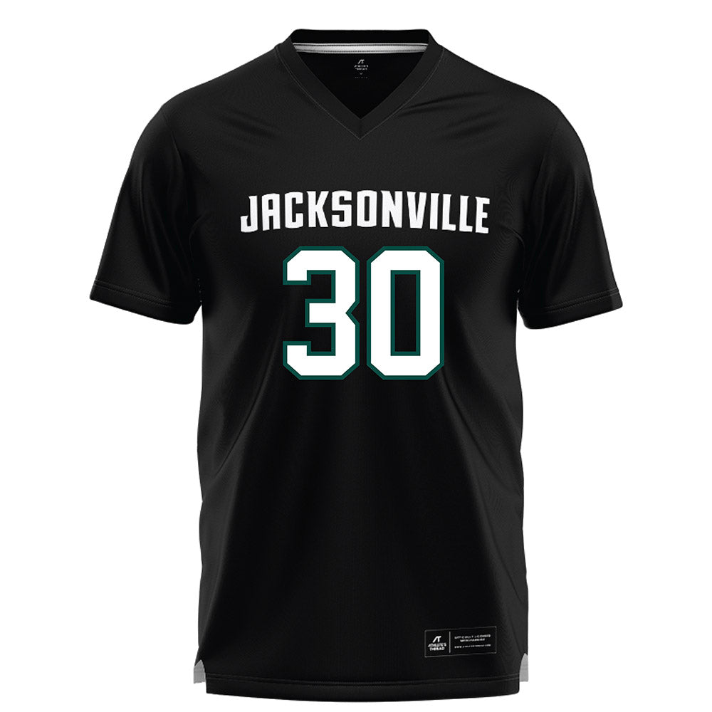 Jacksonville - NCAA Men's Lacrosse : Zane Czeschin - Black Lacrosse Jersey-0