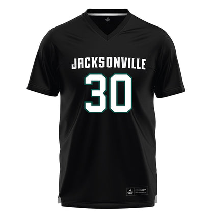 Jacksonville - NCAA Men's Lacrosse : Zane Czeschin - Black Lacrosse Jersey-0