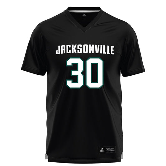 Jacksonville - NCAA Men's Lacrosse : Zane Czeschin - Black Lacrosse Jersey-0
