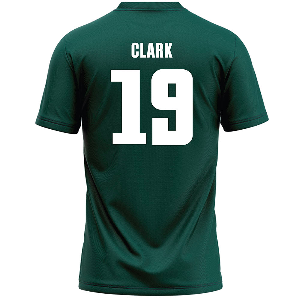 Jacksonville - NCAA Men's Lacrosse : Michael Clark - Green Lacrosse Jersey-1