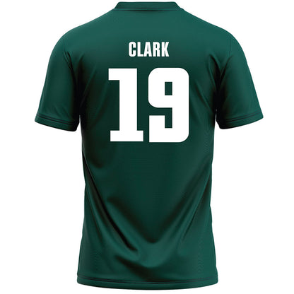 Jacksonville - NCAA Men's Lacrosse : Michael Clark - Green Lacrosse Jersey-1