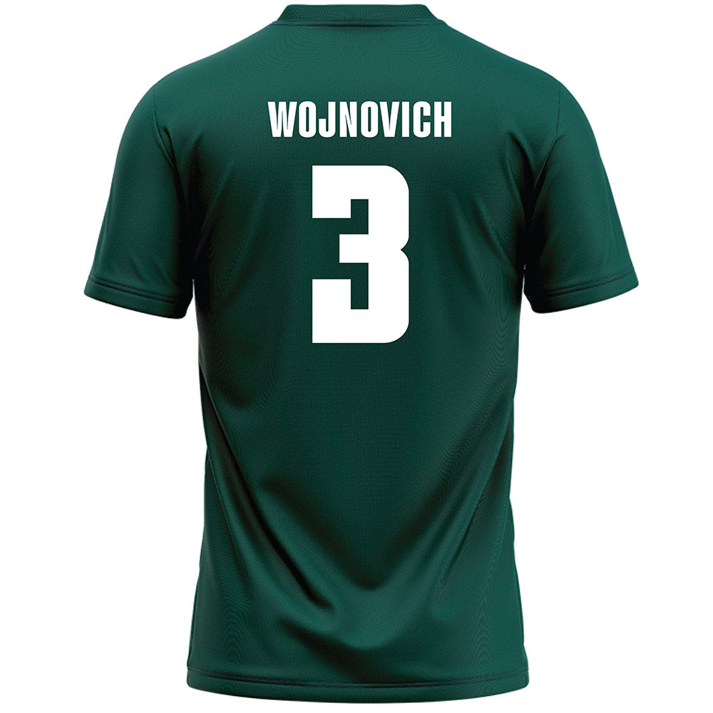 Jacksonville - NCAA Men's Lacrosse : Bryce Wojnovich - Green Lacrosse Jersey-1