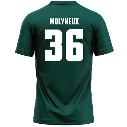Jacksonville - NCAA Men's Lacrosse : Connor Molyneux - Green Lacrosse Jersey-1